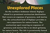 Unexplored Places