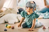 What are the potential benefits of using a plagiocephaly helmet?