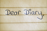 What changed for me after 1 year of diary writing