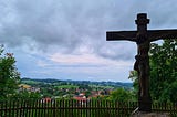 Breathtaking view from the Andechs Monastery