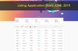 eXchangily DEX Listing Application Starts in June
