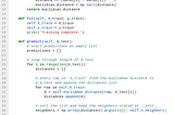 Creating K Nearest Neighbors from Scratch in Python