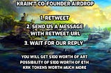 Krakin’t co-founder token airdrop — update