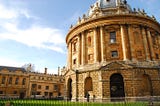 Neo-classical circular library in honey-coloured stone