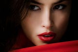 young woman closeup portrait. Image Credit: coka/Shutterstock.