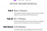 Vapor 3 Release Schedule