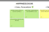 Happiness Door para melhoria contínua de reuniões