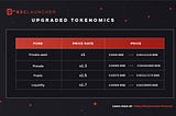 BSC Launcher Updated Tokenomics