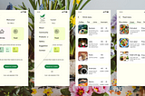 LEAF Cafe & PlantsApp Design Concept (UI/UX)