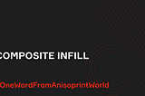 Isogrid, anisogrid, and rhombic composite infill