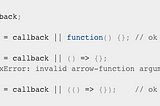 Arrow Function Expression