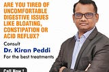 Best Gastroenterologist in Hyderabad Near Me — Dr Kiran Peddi