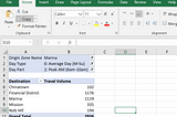 Using Pivot Tables to Validate StreetLight InSight’s  Origin-Destination Findings (Tutorial)