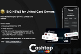 Cashtap & United Collaboration Update