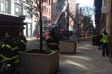Fire not abating in Chelsea building