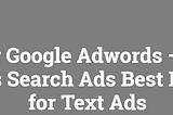 Adwords is a brilliantly efficient online advertising system but we “the advertisers” are making it…