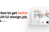 Title image with abstract representation of designers portfolio