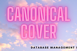 Canonical cover