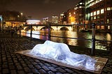Invisible Homeless by Luke Jerram, 2016 (glass)