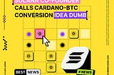Charles Hoskinson wants to convert $100 million of ADA into BTC and stablecoins