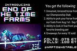 (Re)Introducing End of the Line Farms from Naptown Colts