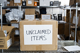 what Lost & Found looks like without a system