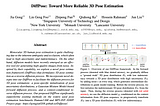 Computer Vision Paper ~ DiffPose: Toward More Reliable 3D Pose Estimation