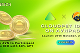CloudPet IDO on AVNPad Launchpad