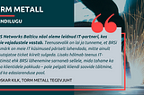 Torm Metall — BRS Networks Baltic AS