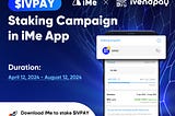 IVPAY staking available in iMe
