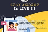 🌟Airdrop Chainpay Finally Arrives !