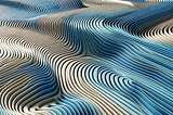 Illustrative image representing winding abstract paths