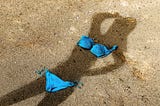 A bikini and shadow of women