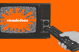 Remote and tv showing Nickelodeon