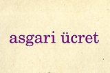 Çok uzatmadan bir asgari ücret yazısı