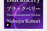 (November 18, 2024) Today’s Nobuya Kobori 1401st days new release songs