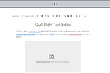 Quill Editor with ImageUploader & Init multiple instance at once.