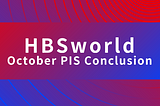 HBSworld October PIS Conclusion