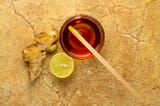 The Romance of Ginger Honey Lemon Tea