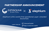 CETACEAN Capital announces breakthrough partnership with Alephium