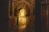 An arched doorway.