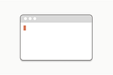 An illustration of a blank computer terminal with an orange typing cursor. Illustration by Ed Orozco.