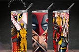Free Deadpool 3, Deadpool tumbler wrap , Marvel sublimation design , png, digital download