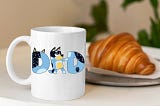 Bluey Dad Chilli Cool Mug | Bandit Dad Coffee Cup | Bluey Lover Birthday Gift | Bluey Chilli Heeler Mug | Bluey Mug | Bluey Fathers Day Gift