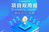 Cybereits Biweekly Report 2018.10.16–10.30