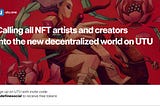 SOLD OUT! NFT Sales of UTU Debut Designer Collection Hit $100,000