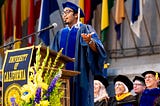 Graduate Speaker Expresses Gratitude for Community Support Throughout Ph.D. Journey