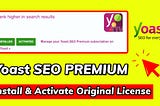 How To Install and Configure Yoast SEO Premium For Lifetime