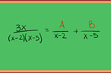 Math trick: Partial fraction decomposition (Case 1)