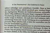 German text about dreams. Typical compound words are highlighted.